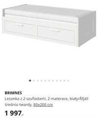 Łóżko Ikea brimnes 80x200 lub 160x200
