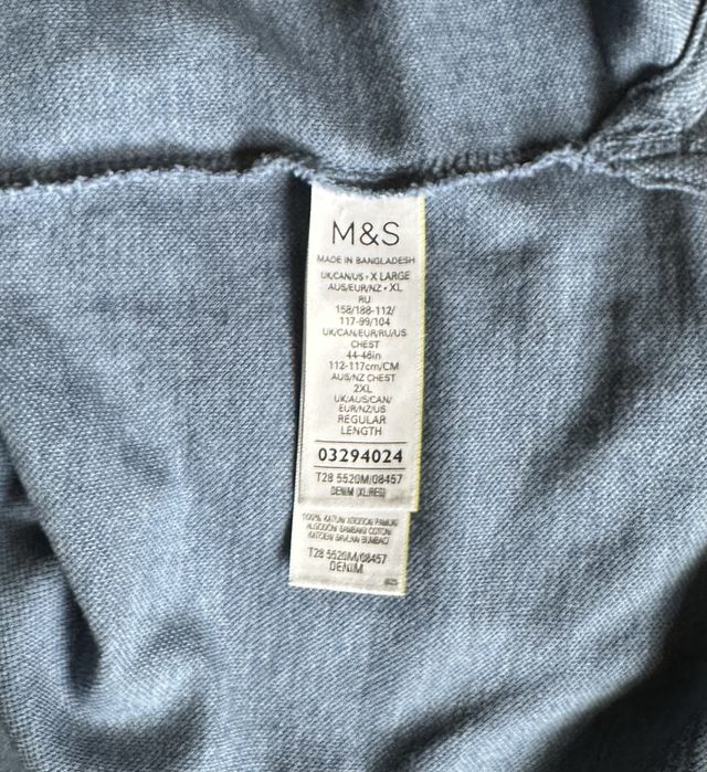 Продам поло з довгим рукавом M&S, светр Hugo Boss (M,ХL,2XL)