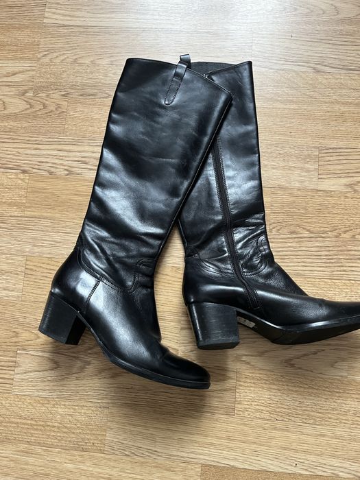 Шкіряні  чоботи