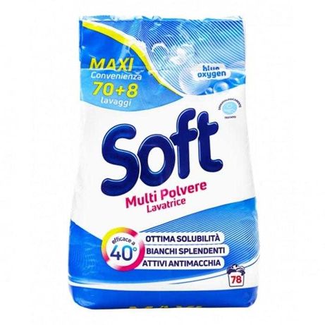 Порошок для прання Soft blue oxygen універсальний 78 прань 4,68кг