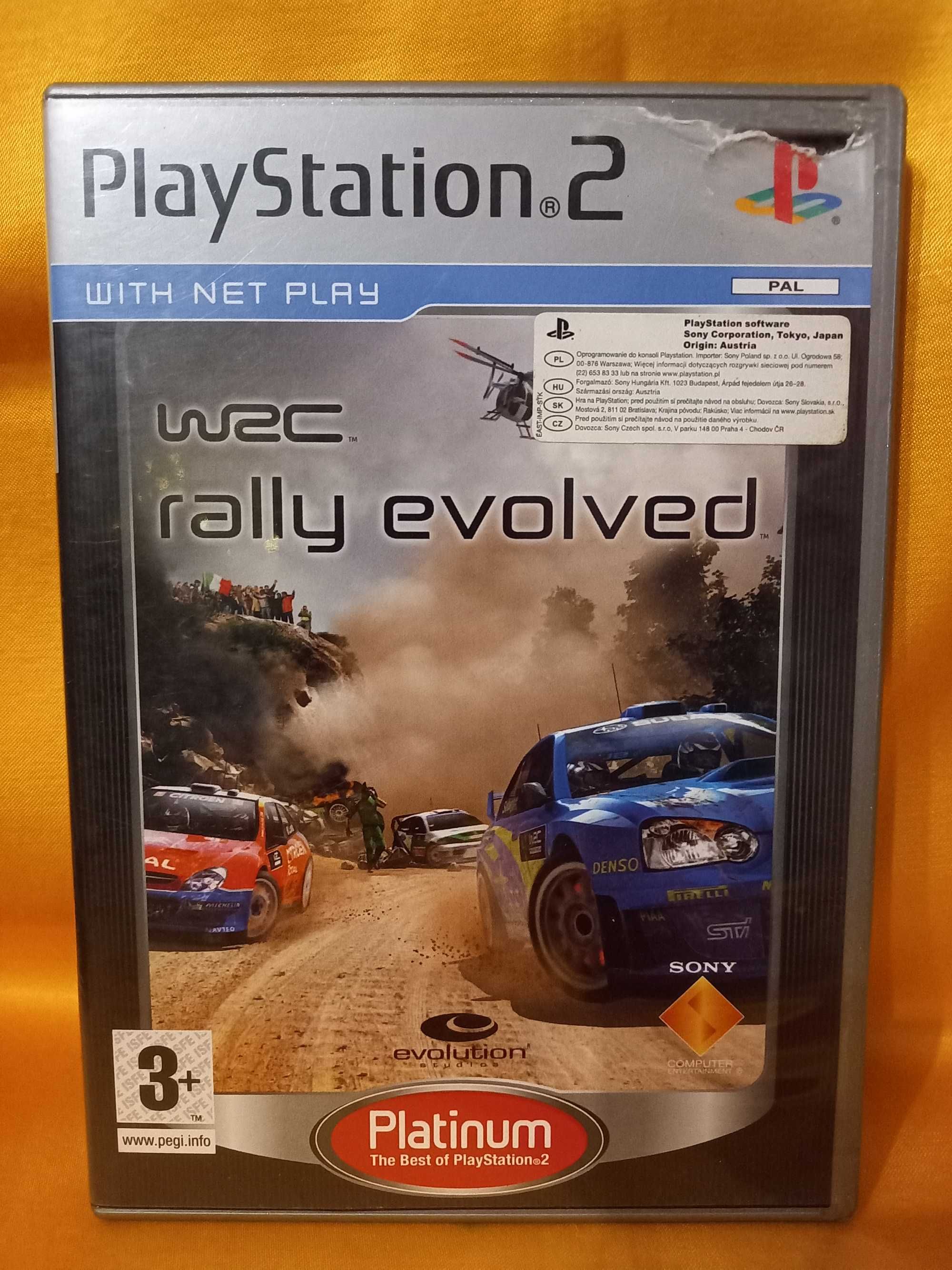 [Polskie wydanie] WRC Rally Evolved PS2 PlayStation 2