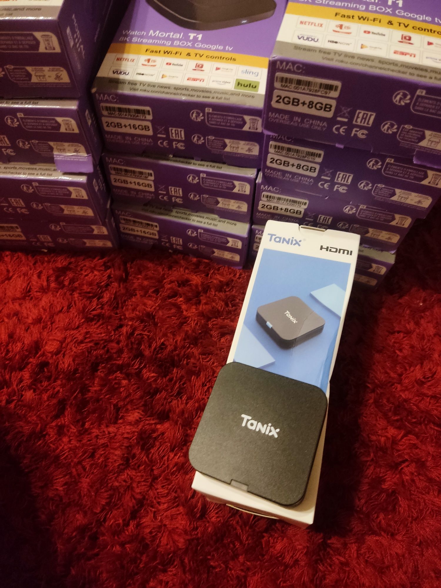 ТВ Бокс Андроїд приставка Android TV box TANIX TX1 2/16gb