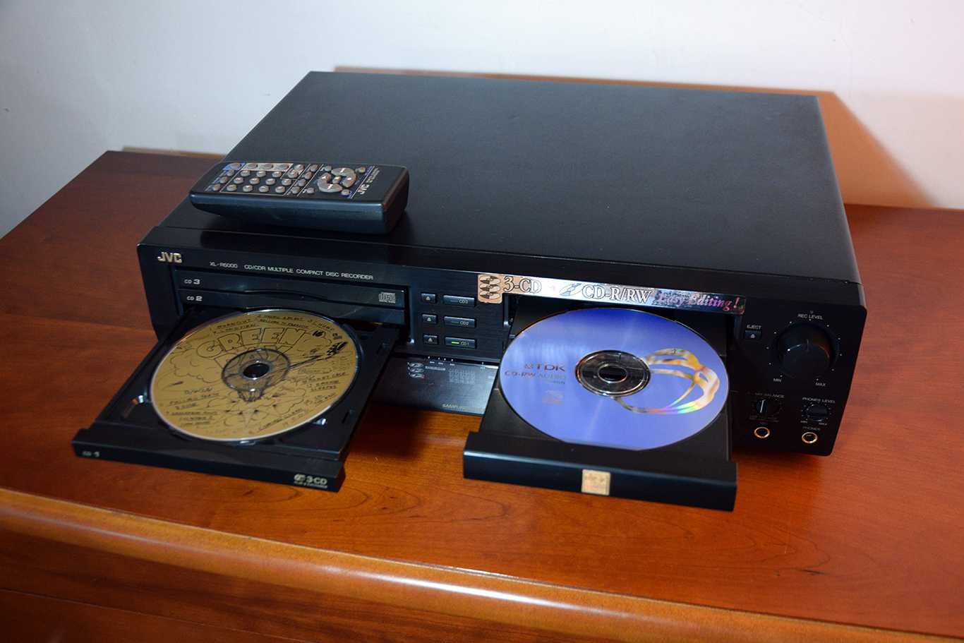 Gravador de CD JVC XL R5000 - Grava de analógico.