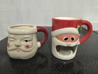 Caneca e fundeo de chocolate