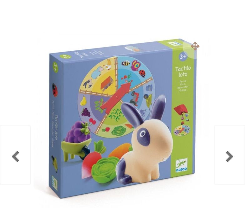 Djeco тактильне лото ферма. Нове,в плівці