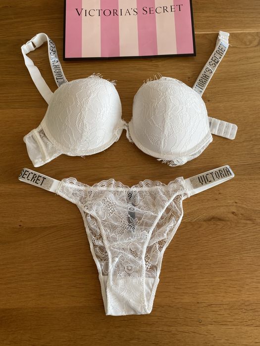 NOWY komplet bielizny Victoria’s Secret rozmiar B75 stanik + majtki
