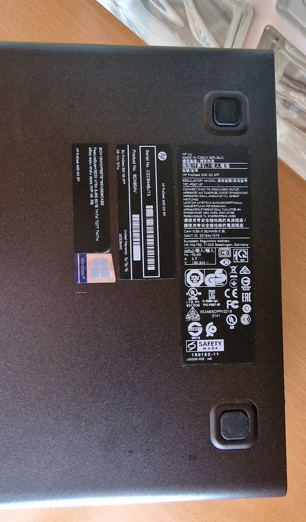HP ProDesk 600 G5 SFF