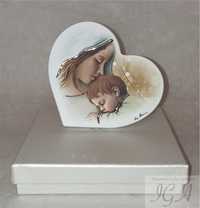 Prezent Na Urodziny Obrazek Malowany Na Drewnie Matka Boska Madonna