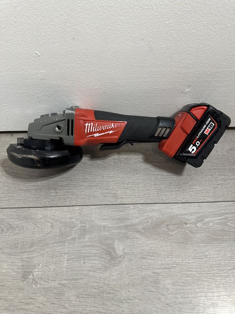 Безщіткова акум. Болгарка Milwaukee M18 CAG125XPD