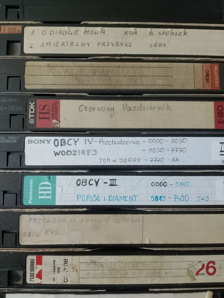 Sprzedam Kasety VHS