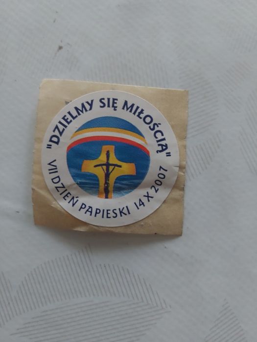 Znaczek/nalepka VII Dzień Papieski