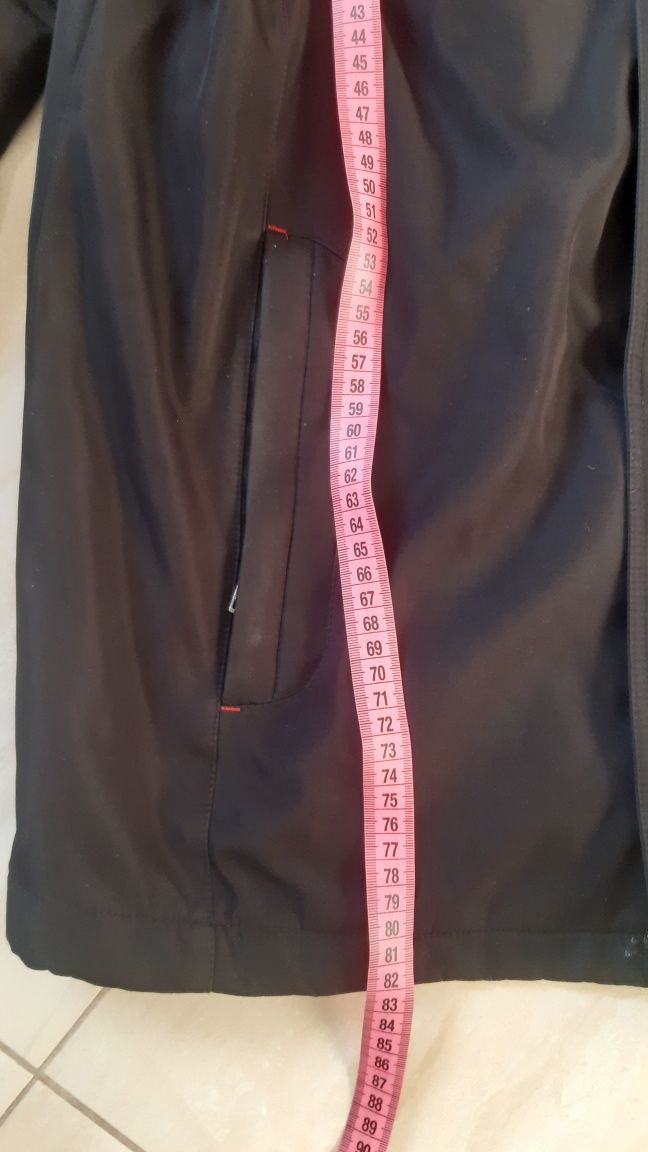 Kurtka parka płaszczyk męski 48/50 czarny