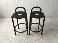 Kartell hokery Polo Low proj. Anna Castelli lata 80 vintage