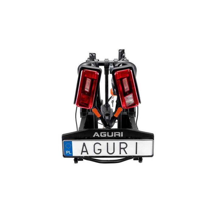 Bagażnik Platforma Rowerowa Aguri Krab 3 Czarna Składana Nowość