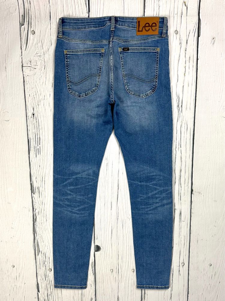 Lee Malone Jeansy Rurki Męskie Spodnie Skinny Fit Logo r. W31 L32