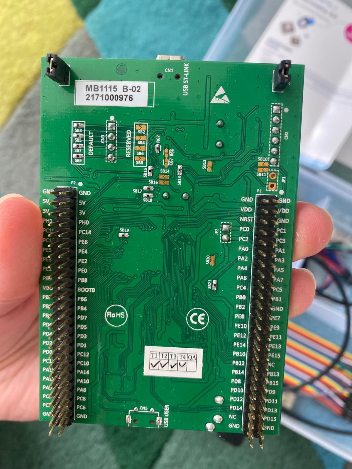 STM32F411 Discovery Kit w zestawie