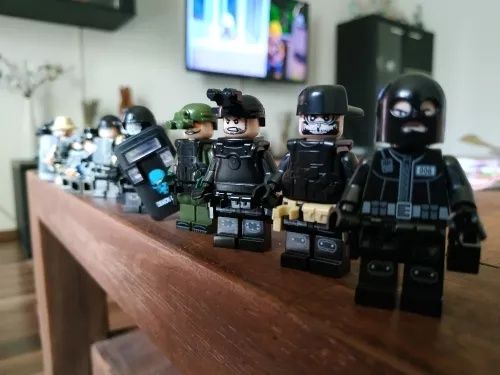 Lote de 13 Minifiguras SWAT compatíveis Lego