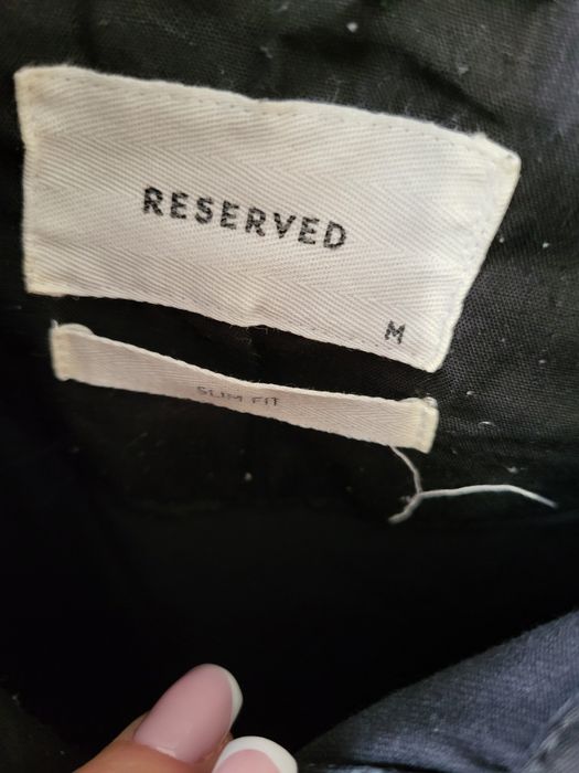 Koszulka polo reserved krótki rękaw M wzór