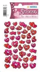 Naklejka Magic serca buźki. Herma. Nowy Produkt