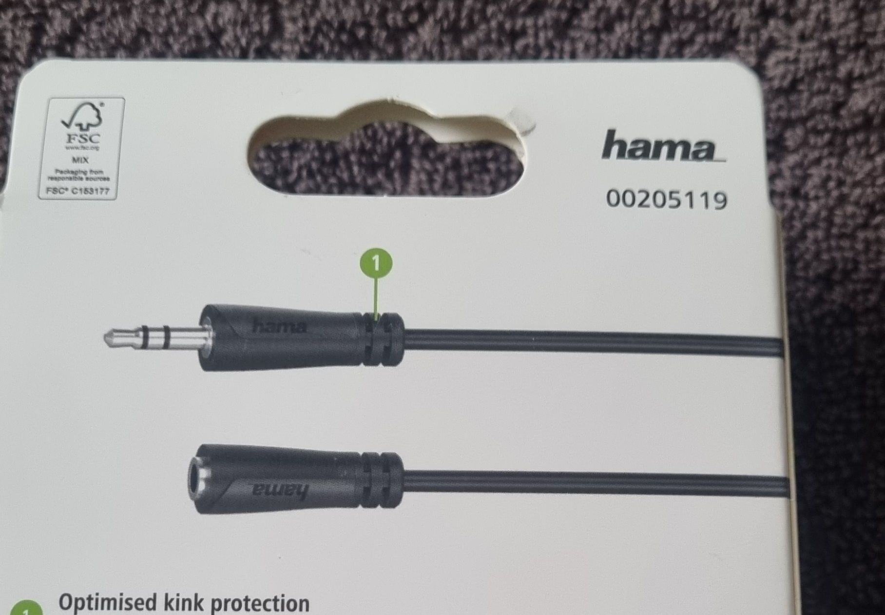 Kabel AUX / kabel.przedłużający typu Jack