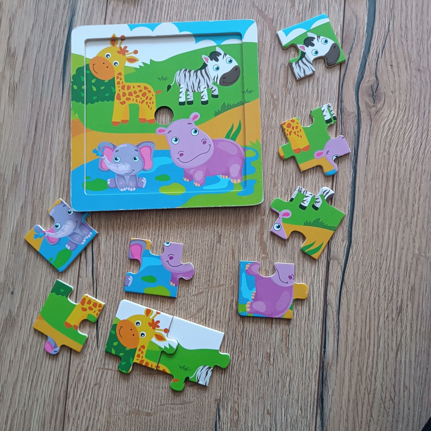 Puzzle drewniane