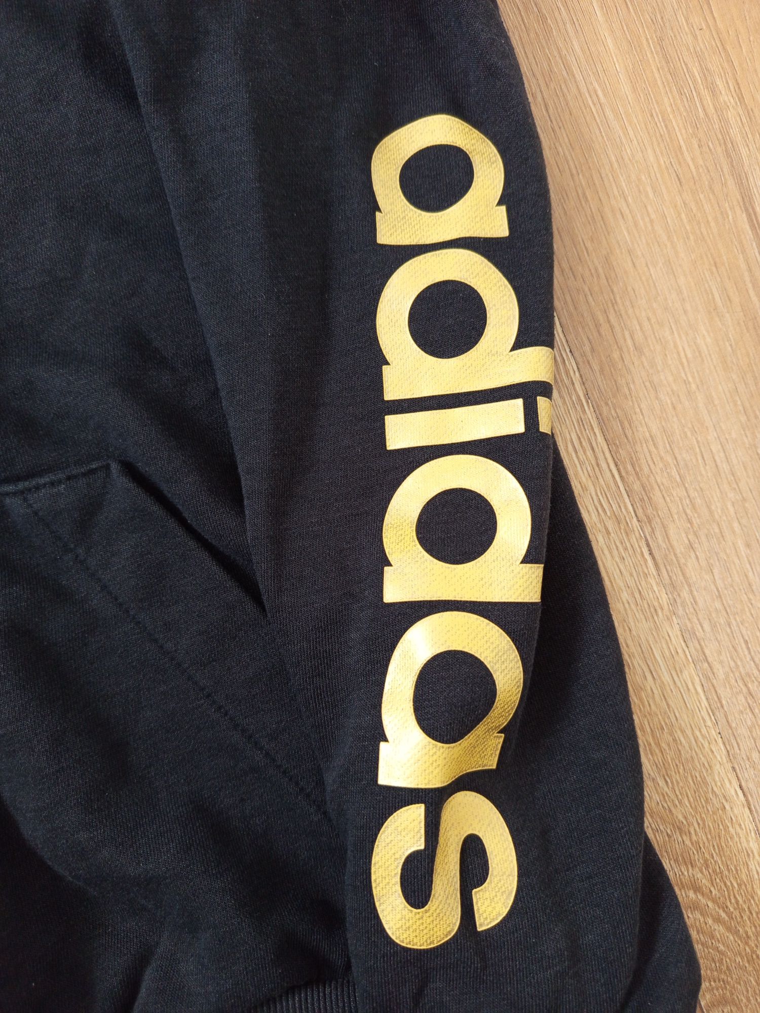 Bluza adidas złoty napis rS