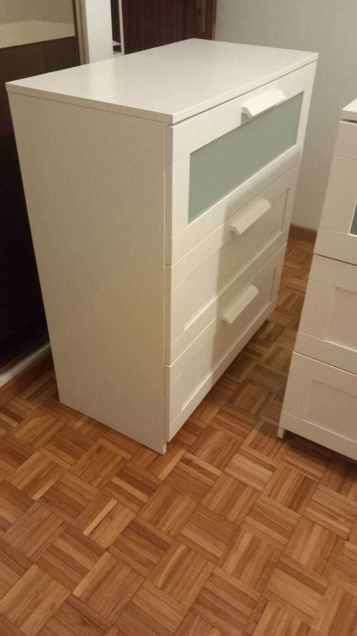 Cómodas quarto 3 gavetas