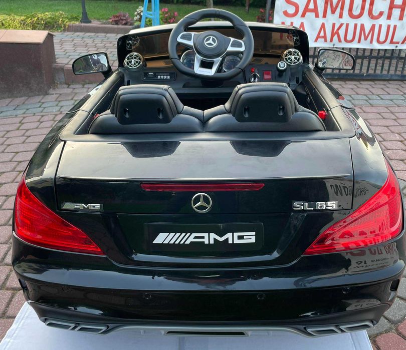 Samochód na akumulator Mercedes SL 65 auto dla dzieci PILOT EVA MP3