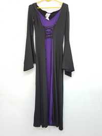 Strój karnawałowy sukienka czarownica wiedźma rozmiar S/M A526
