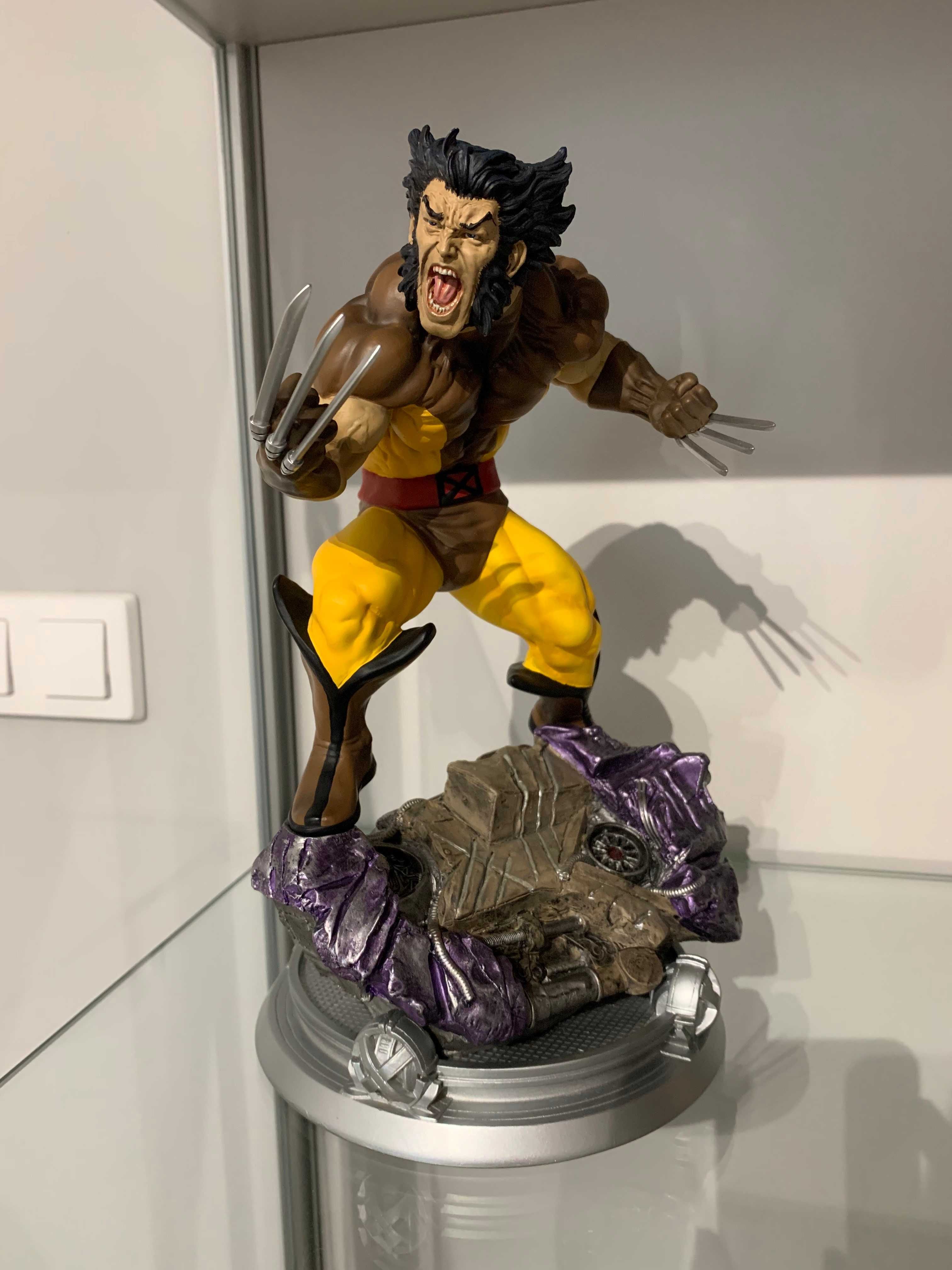 Kotobukiya Fine Art Statue Wolverine Brown Costume Danger Room