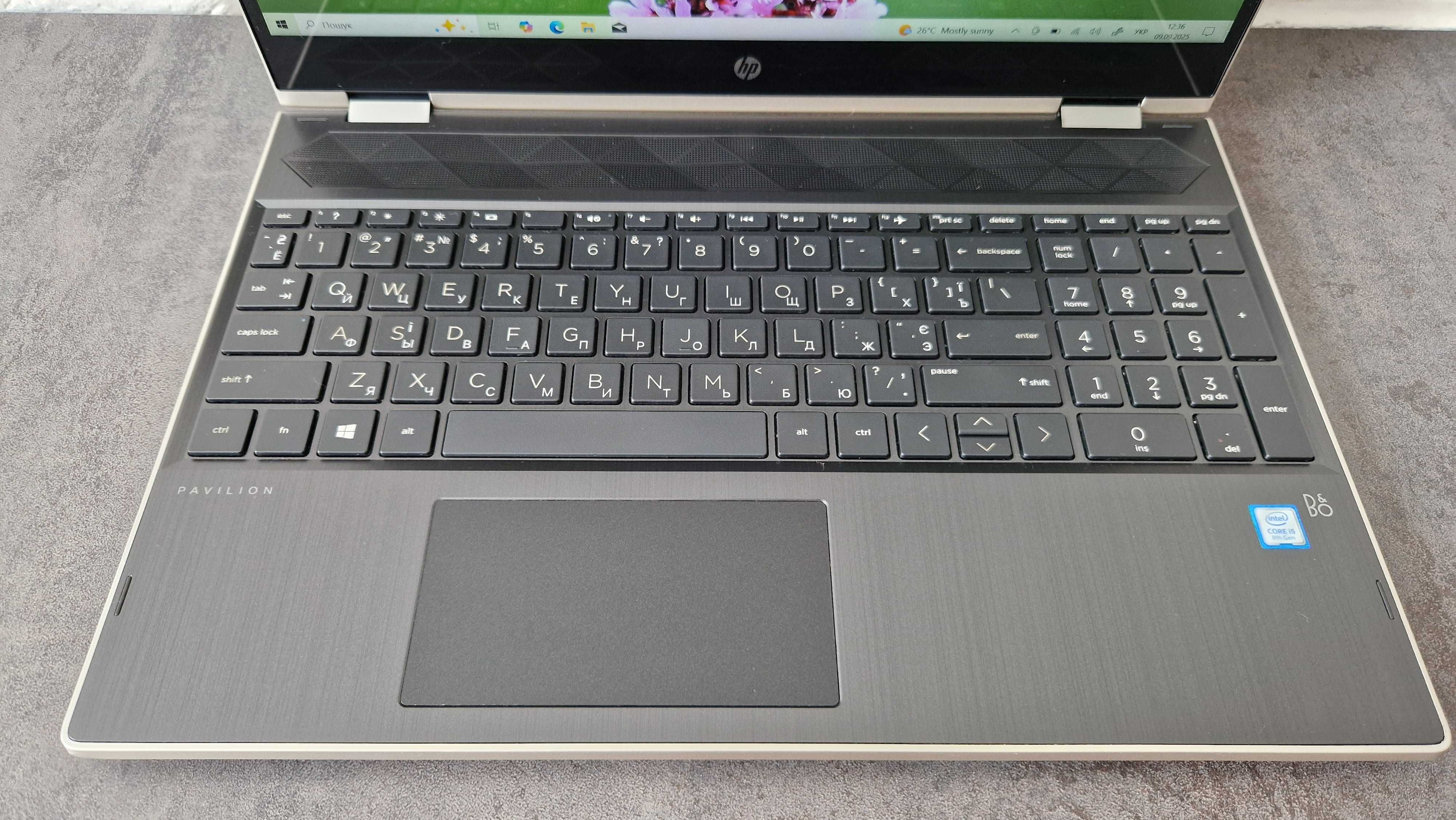 Ноутбук HP Pavilion x360 i5-8250U/8/256/Трансформер