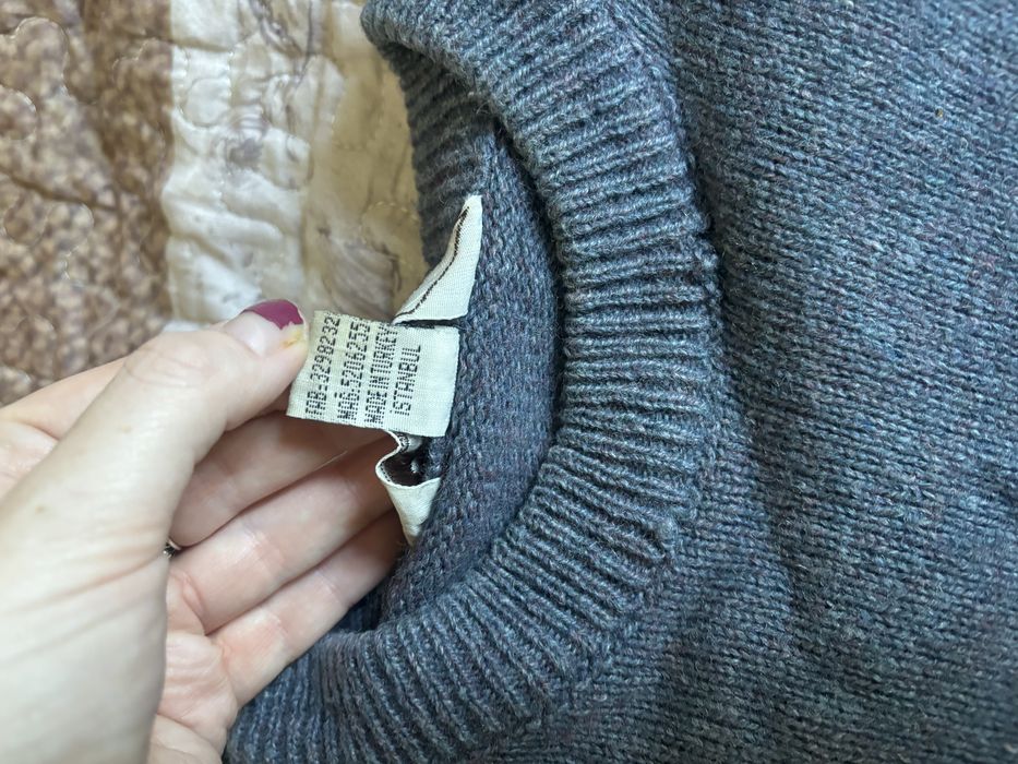 Sweter Shetland wełna Kononowicz