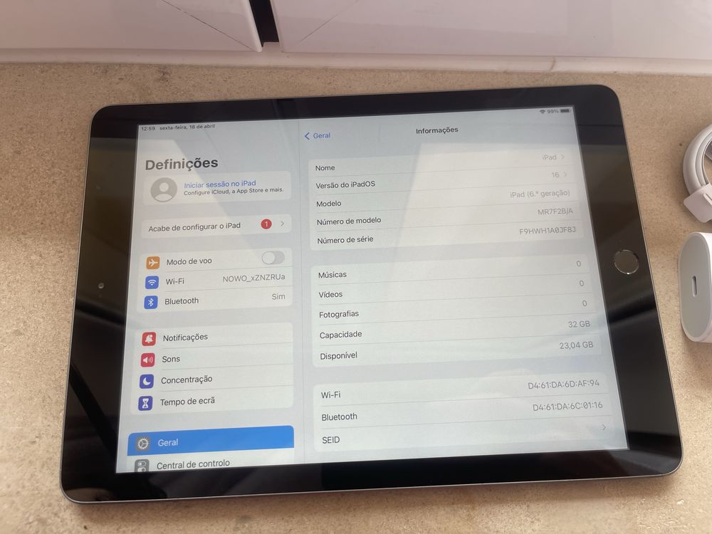 Ipad 6 32gb Wifi livre