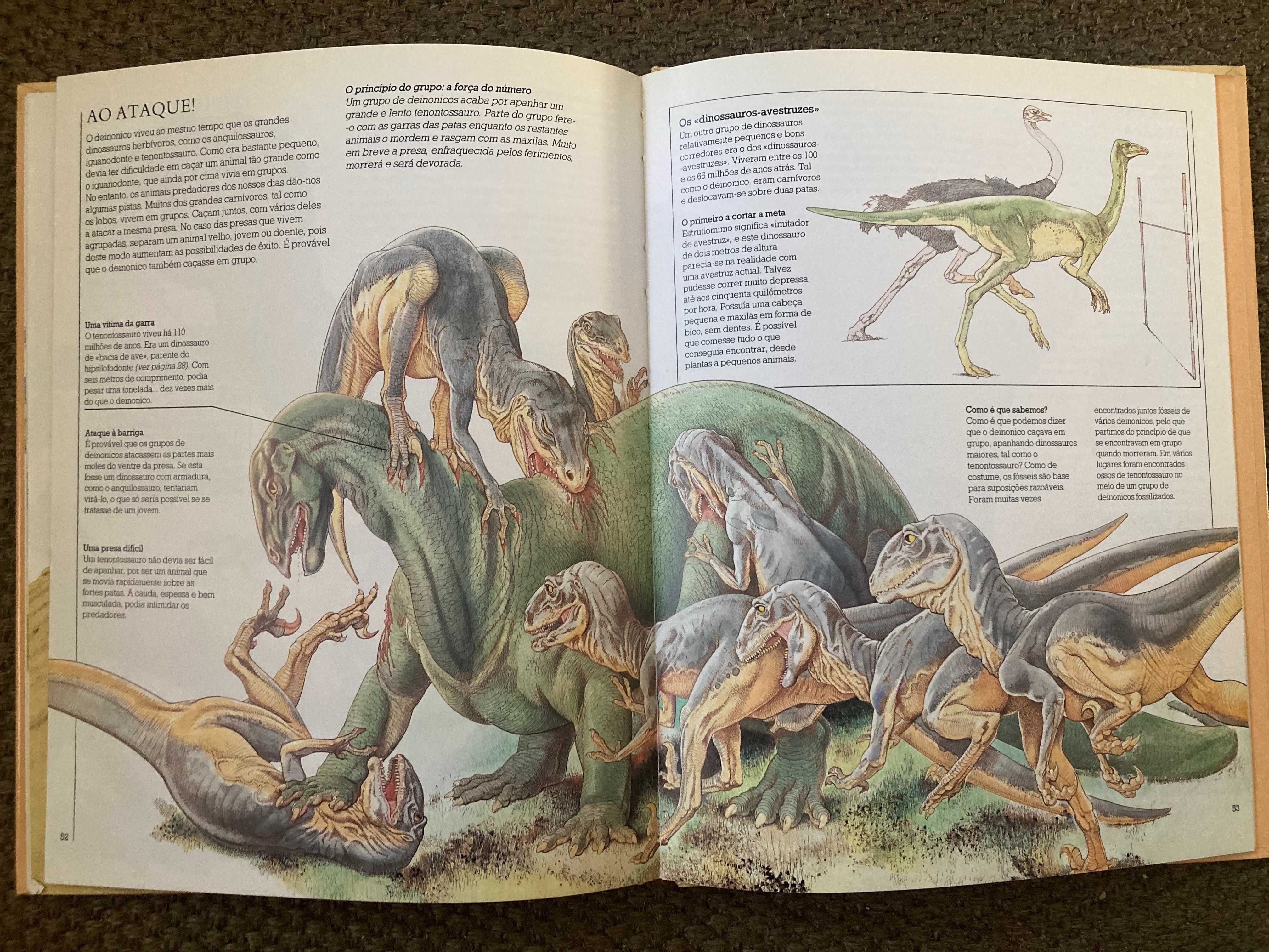 Livros sobre dinossauros