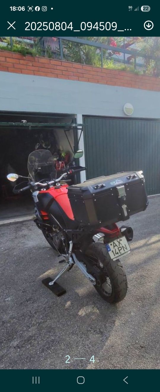 Aprilia toureg 2022 com extras
