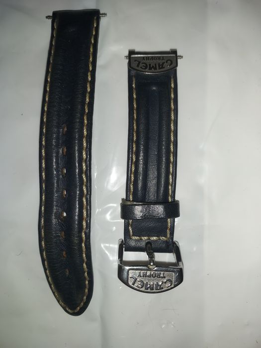Bracelete de relógio em pele Camel Trophy 18mm