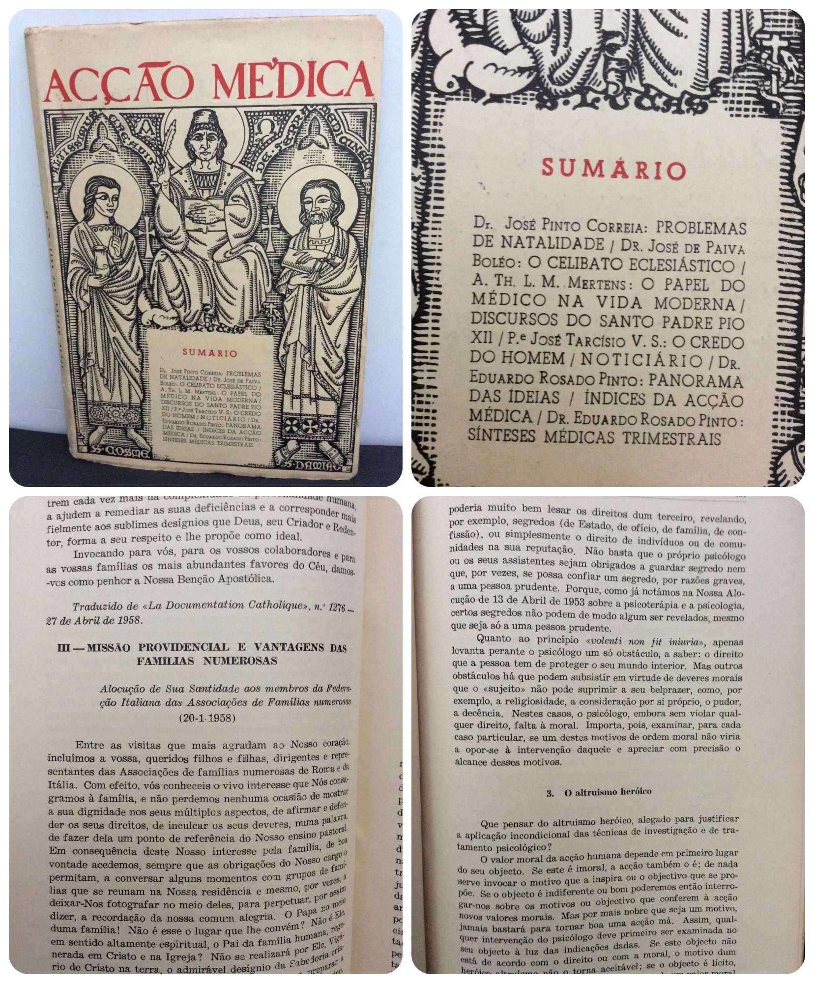 Acção Médica. Revista técnica de doutrina e crítica da...1958