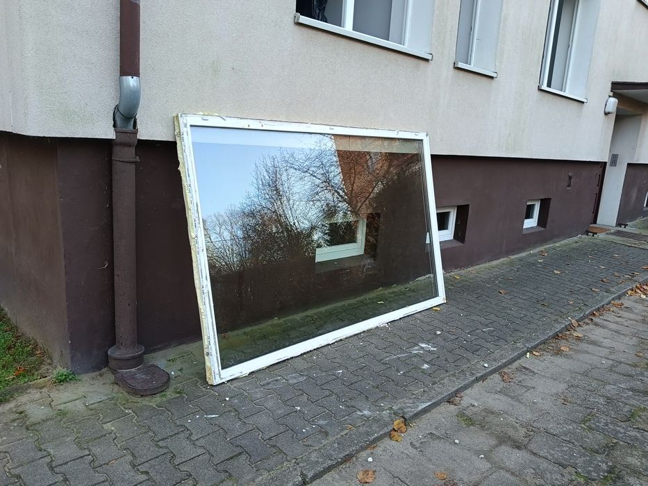 Witryna szklana z demontażu