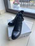 Buty czarne botki ccc ekoskóra
