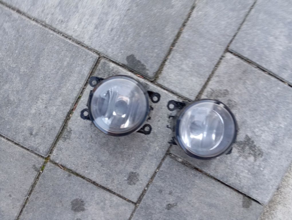 Halogeny zderzaka przedniego przód Renault Scenic 2 II Oryginał klp