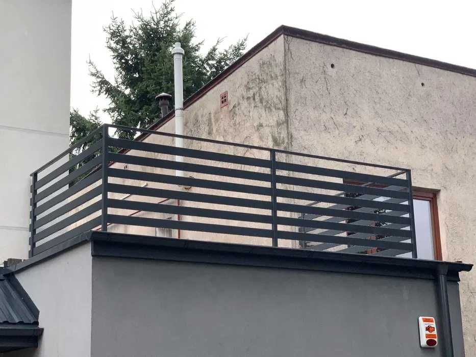 BALUSTRADY • szklane • nierdzewne • aluminiowe • nowoczesne • czarne