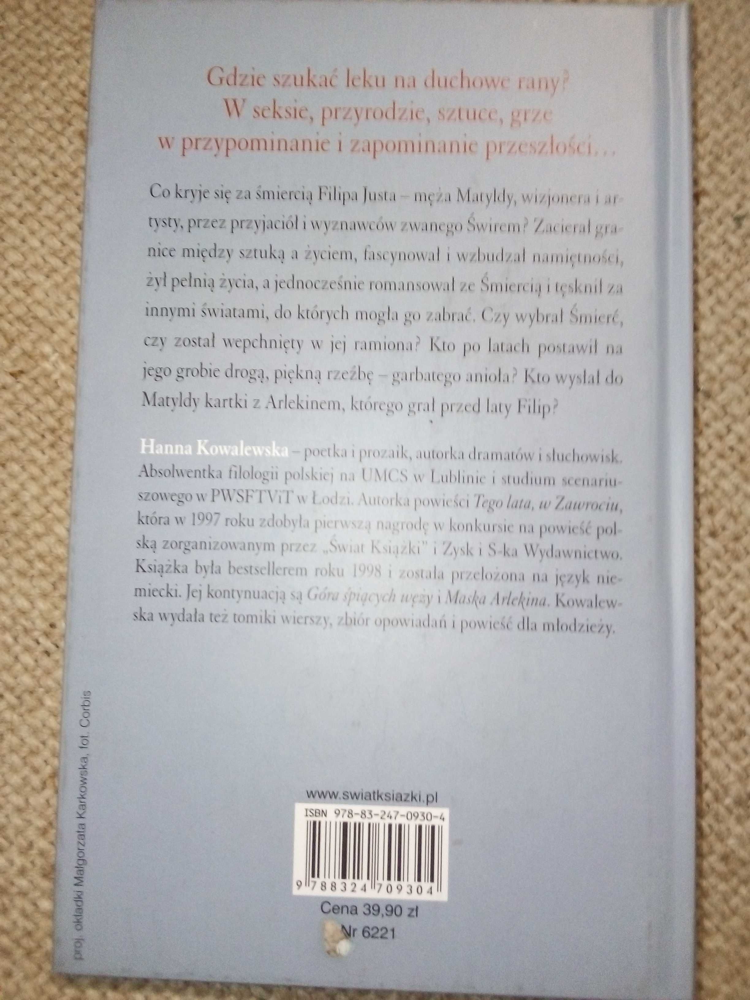 Maska Arlekina  Maria Kowalewska Świat Książki j. nowa