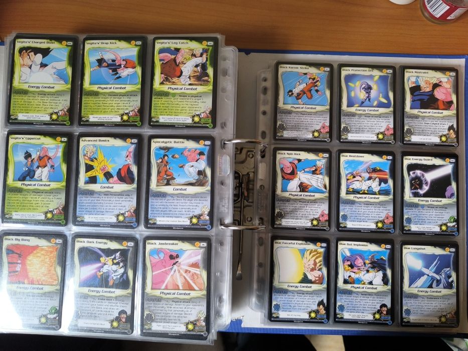 Karty Dragon Ball Z CCG SCORE kompletna Fusion saga 1-123.