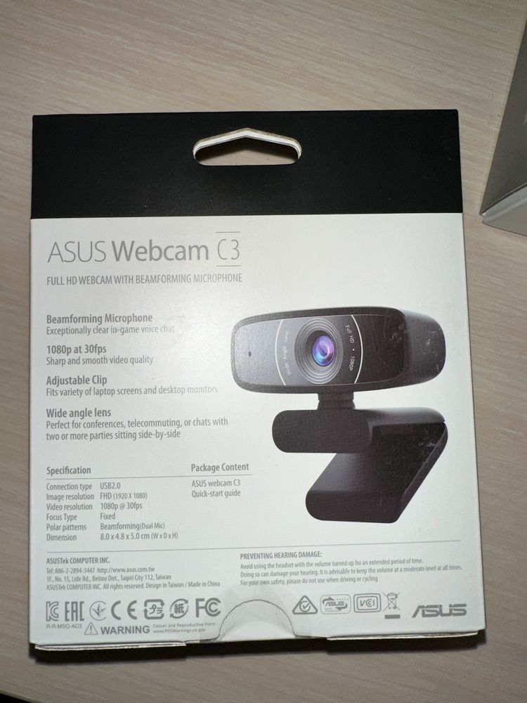Веб камера Asus С3