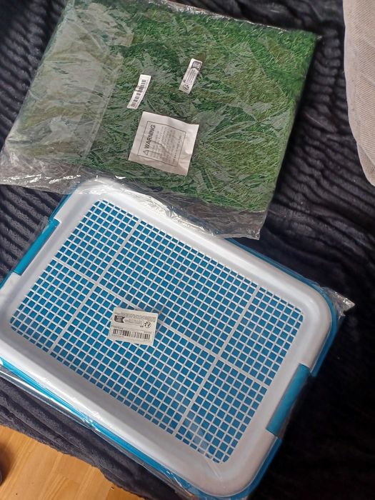 Nowa kuweta xs z trawka do nauki czystosci dla szczeniat