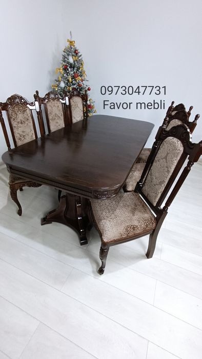 Стіл з масиву дерева бук