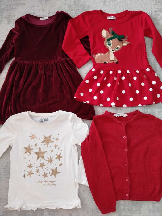 Sukienka welurowa świąteczna sweterek sweter bluzka