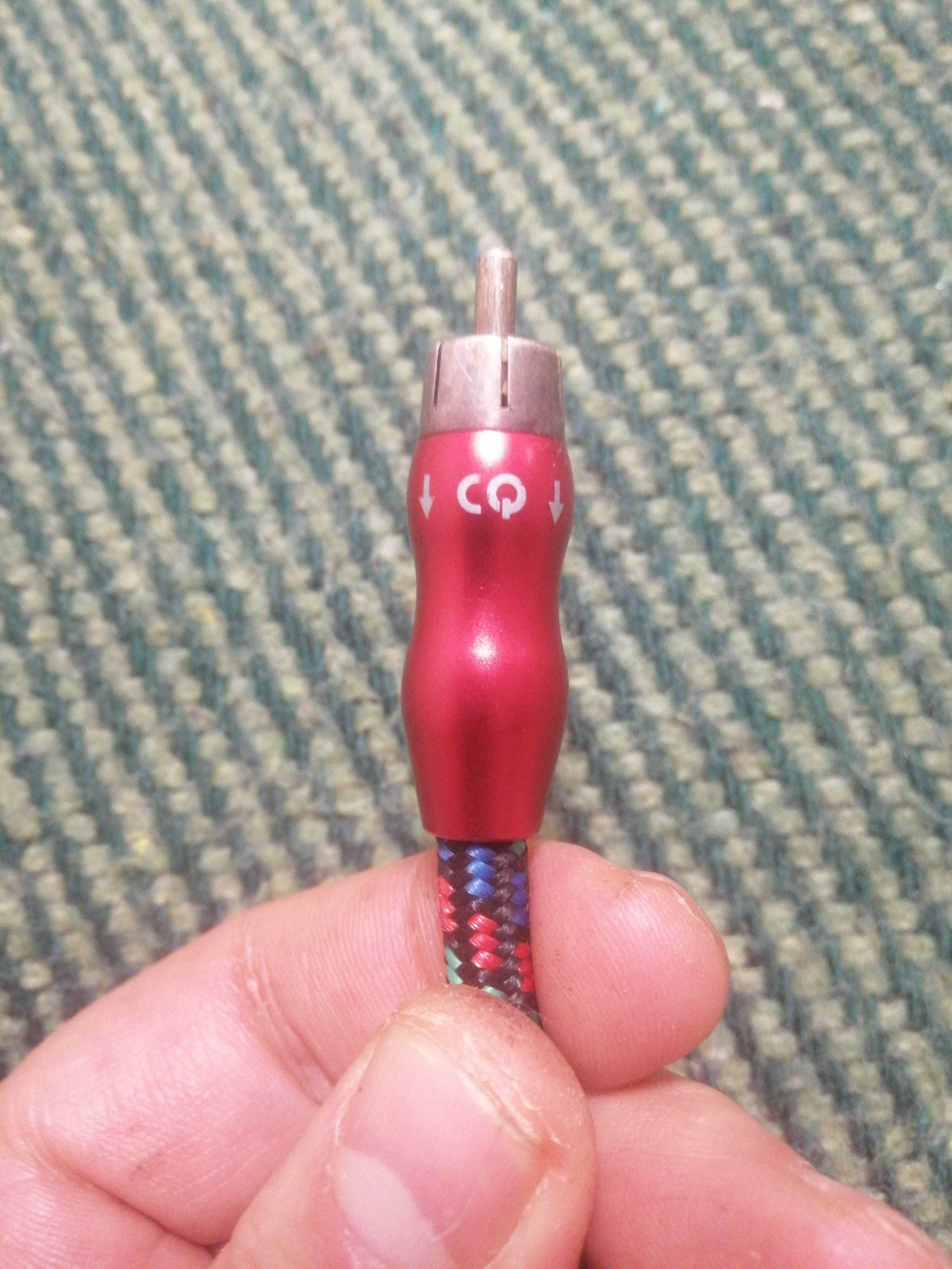 audioquest vdm-3 1,5м цифровий коаксіальний кабель, посріблені штекера