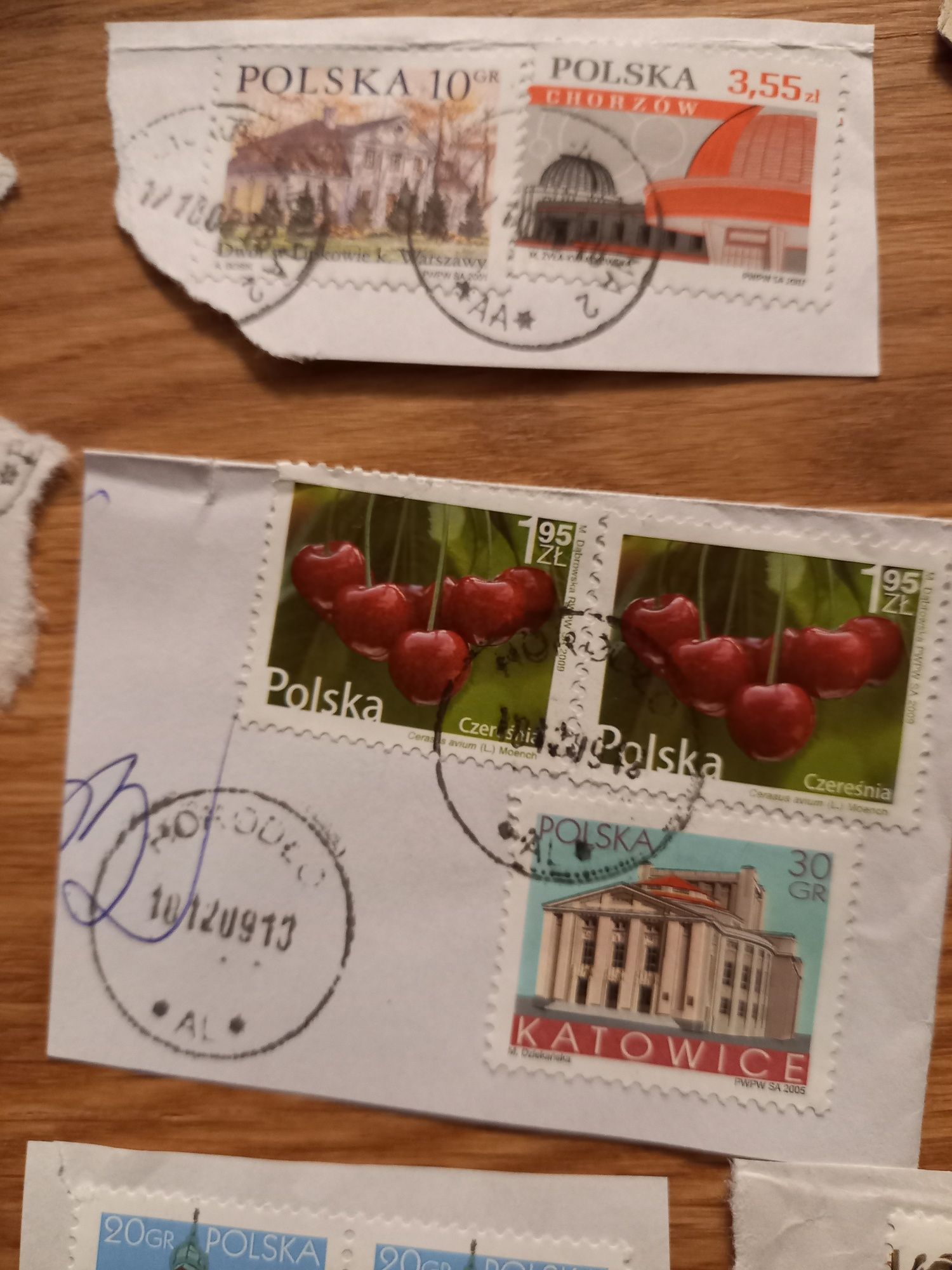 Znaczki pocztowe - różne z kopert 50 sztuk