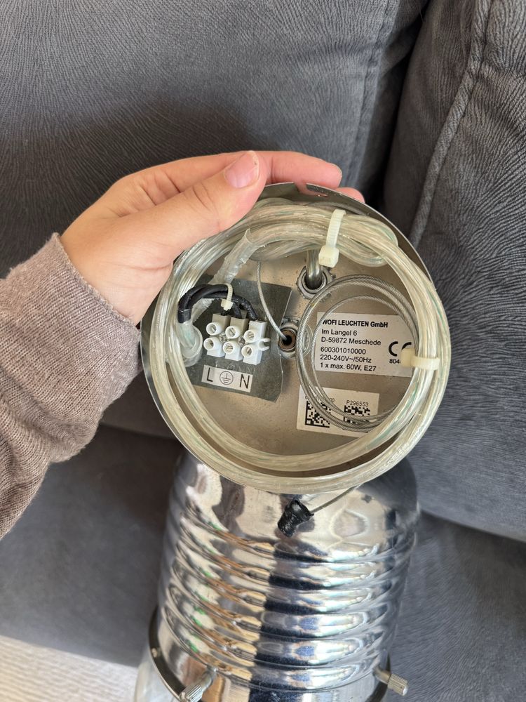 Conjunto 2 Candeeiros em forma de lampada